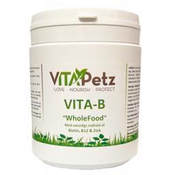 VitaPetz Vita-B WholeFood Med Naturlig Indhold af Biotin, B12 & Zink